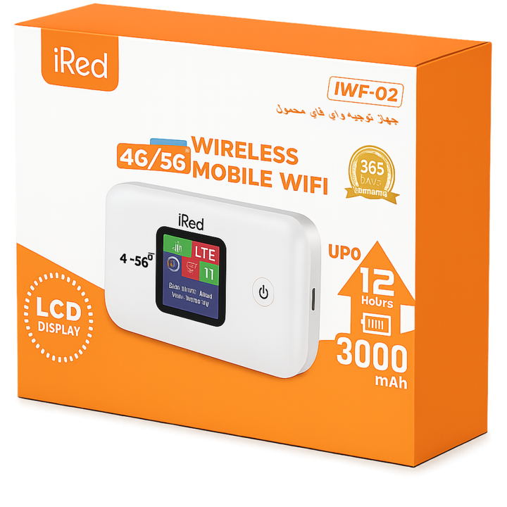 iRed Mobile WiFi IWF-02 4G/5G – 12h Autonomie
